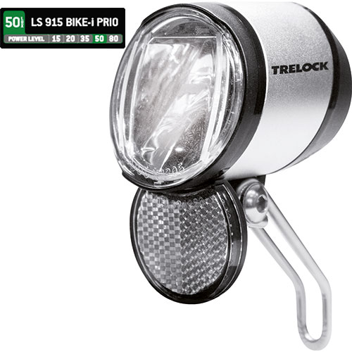 Trelock LS915 BIKE-i Prio Dynamo-Scheinwerfer 50 Lux 70 m Sicht
