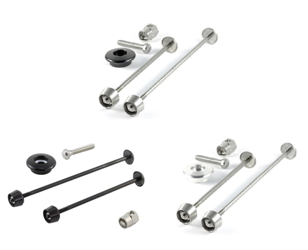 Pitlock Set 03 GA Fahrradsicherung für Vorderrad+Hinterrad und Ahead