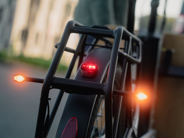 Busch+Müller Turntec Fahrtrichtungsanzeiger (Blinker) für E-Bikes für vorne und hinten im Set