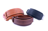 Brave Classic Hosenband Leder mit Reflektor (schwarz)