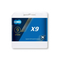 KMC X9-73 Grey Kette 9-fach 114 Glieder 1/2" X...